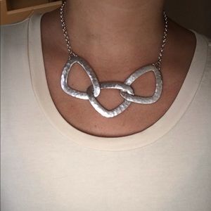 Lucky Brand Necklace | Hammered Metal Links
